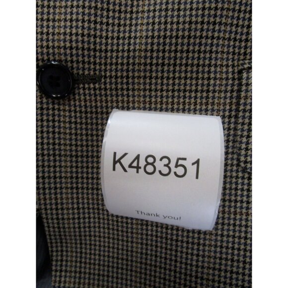 Pendleton Sport Coat 42 Houndstooth Blazer Wool Jacket Preppy Lined - Picture 12 of 12